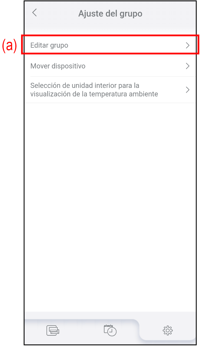Editar grupo