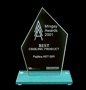 &ldquo;The 2001 Mingay Awards - Best Cooling Product&rdquo; Shield