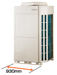 Outdoor unit with the width of 930mm(image)
