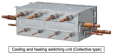 Cooling and heating switching unit (Collective type)