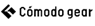 Cómodo gear ロゴ画像