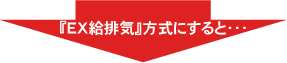 「EX給排気」方式にすると