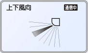 上下風向をイラスト表示例