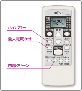 リモコンボタン説明イメージ