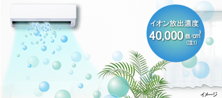 イオン放出イメージ