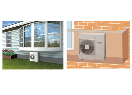 狭い場所への設置例イメージ