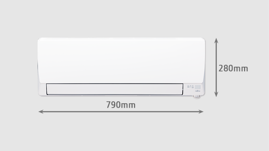 高さ280 × 幅790 mm