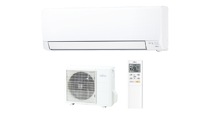 「室内機 AS-J56E2W」「室外機 AO-J56E2」「リモコン」のイメージ