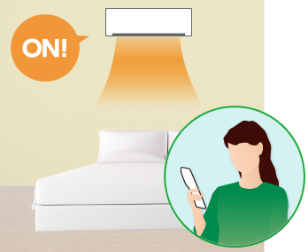 寝室のイメージ