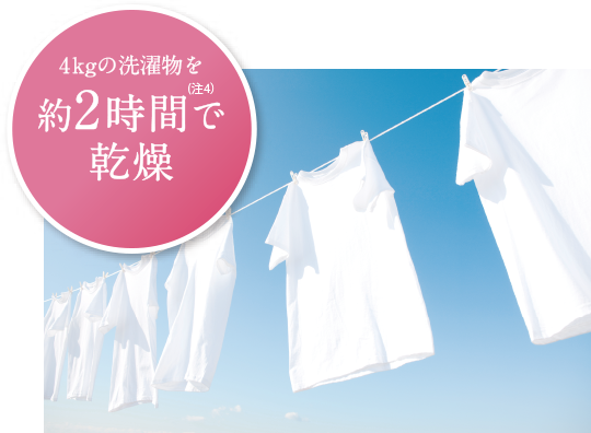 ランドリーモードのイメージ