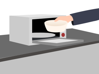 電子レンジのイメージ