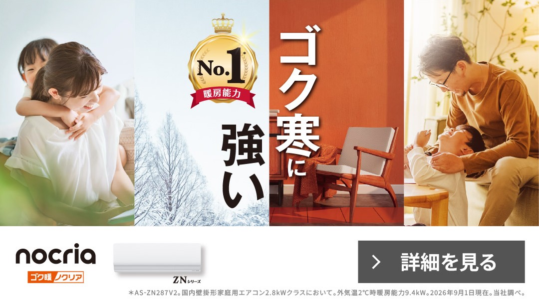 エアコン 2025年 ゴク寒に強い「ゴク暖ノクリア」