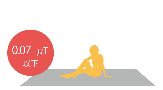 電磁波99%カットカーペットのイメージ