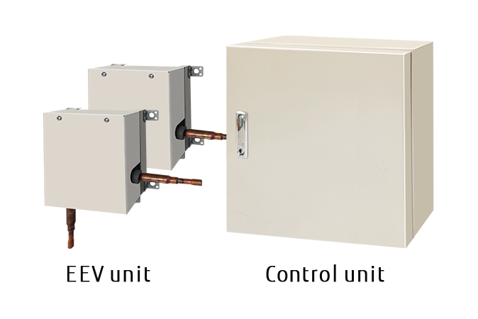 UTP-VX90A × 2T [EEV-Gerät] und UTY-VDGX [Steuergerät]