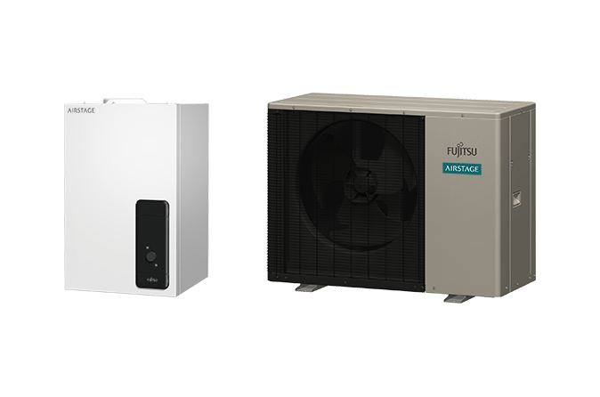 Typ Monoblock – Komfort-Serie / Inneneinheit mit Wandmontage