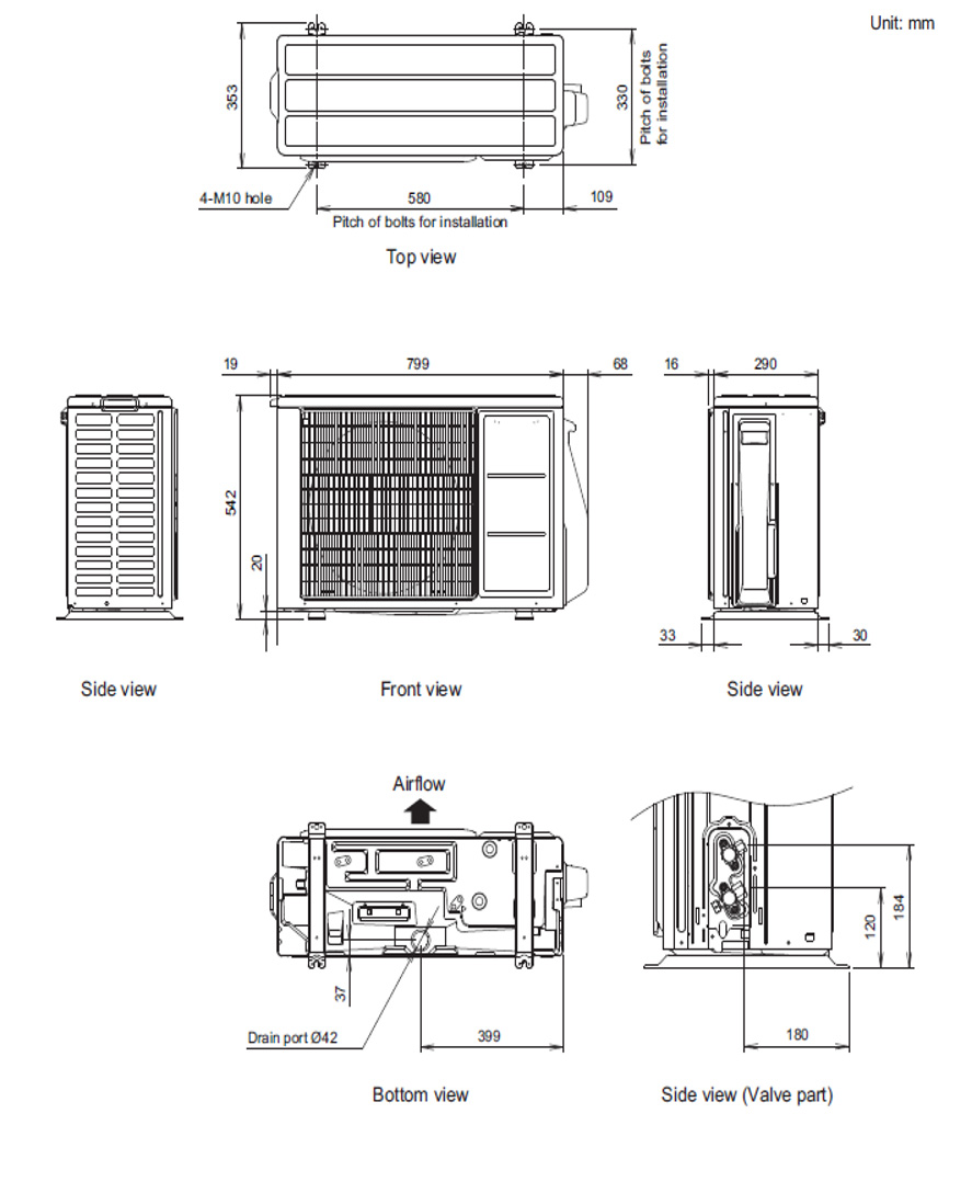 Outdoor unit Outdoor unit