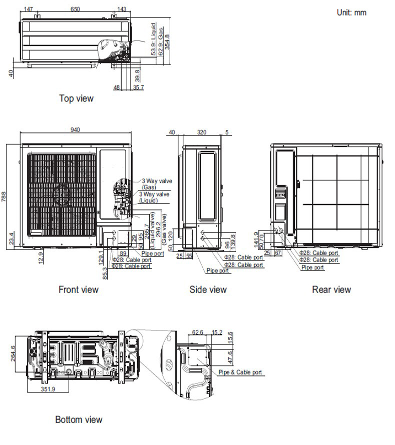Outdoor unit Outdoor unit