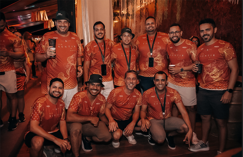 The scene of the Recife Carnival