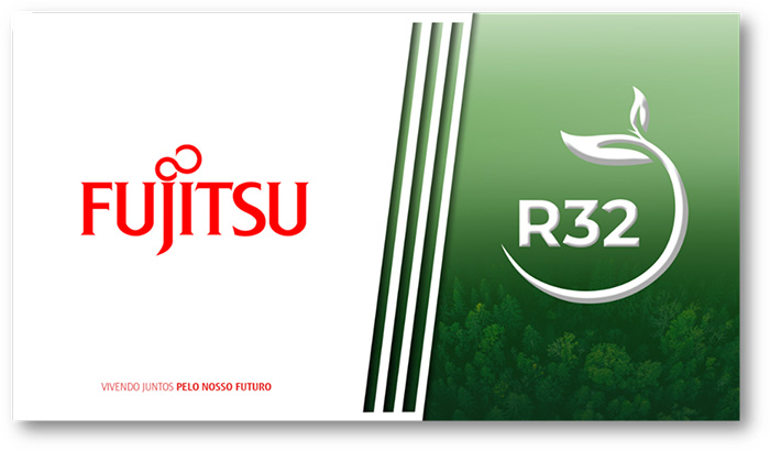 O novo sistema de refrigeração por meio do fluido R-32 permite reduzir em 75% o efeito de aquecimento global (GWP – Potencial de Aquecimento Global) e ainda traz design arrojado.