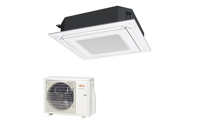 Μονάδα εσωτερικού χώρου, τηλεχειριστήριο, μονάδα εξωτερικού χώρου