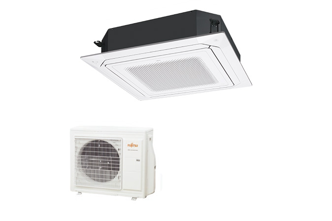 Μονάδα εσωτερικού χώρου, τηλεχειριστήριο, μονάδα εξωτερικού χώρου