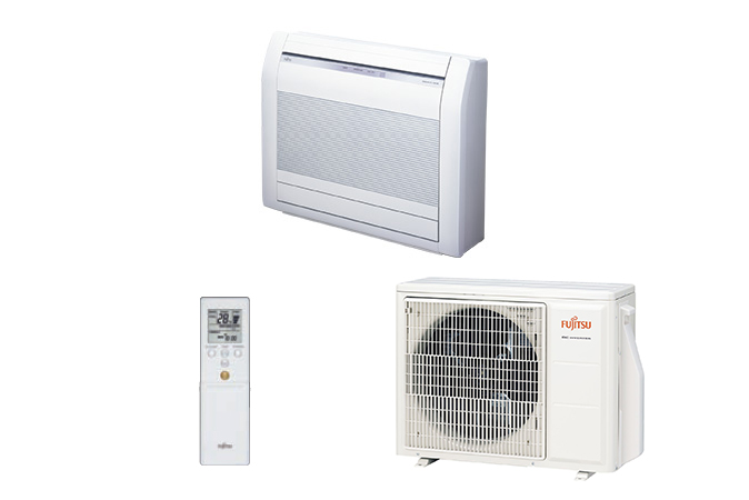 Μονάδα εσωτερικού χώρου, τηλεχειριστήριο, μονάδα εξωτερικού χώρου