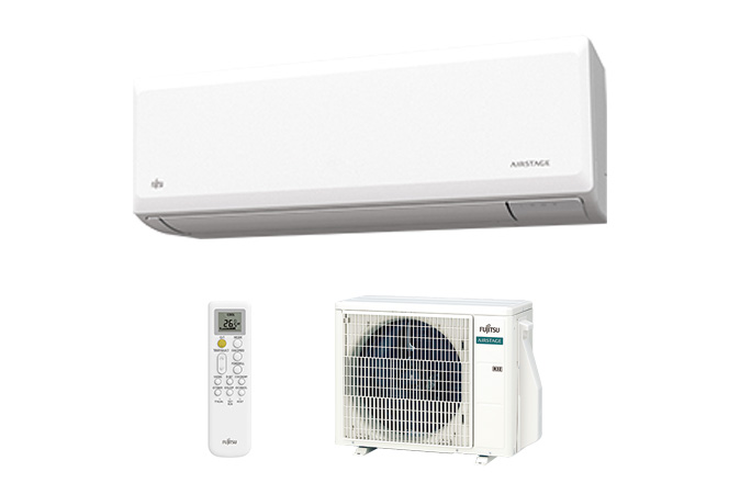 Μονάδα εσωτερικού χώρου, τηλεχειριστήριο, μονάδα εξωτερικού χώρου