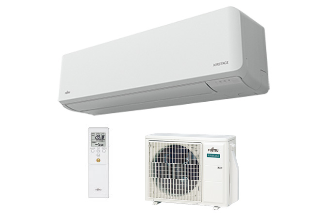 Μονάδα εσωτερικού χώρου, τηλεχειριστήριο, μονάδα εξωτερικού χώρου