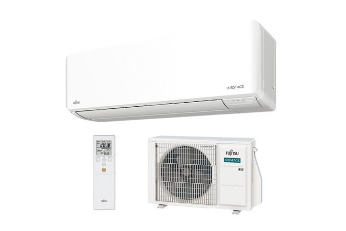 Μονάδα εσωτερικού χώρου, τηλεχειριστήριο, μονάδα εξωτερικού χώρου