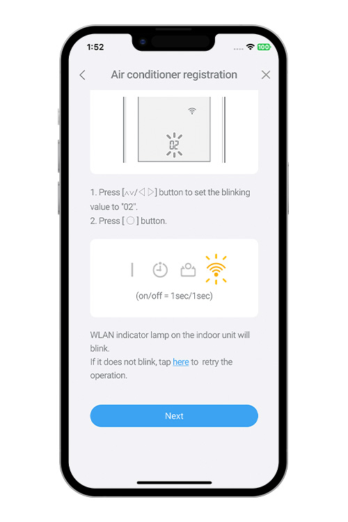 Πατήστε το κουμπί WPS στον δρομολογητή WLAN στον οποίο θέλετε να συνδεθείτε. Ανατρέξτε στο εγχειρίδιο χρήσης του δρομολογητή WLAN για τη θέση του κουμπιού και για τον τρόπο με τον οποίο πρέπει να το πατήσετε.