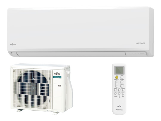 Μονάδα εσωτερικού χώρου, τηλεχειριστήριο, μονάδα εξωτερικού χώρου