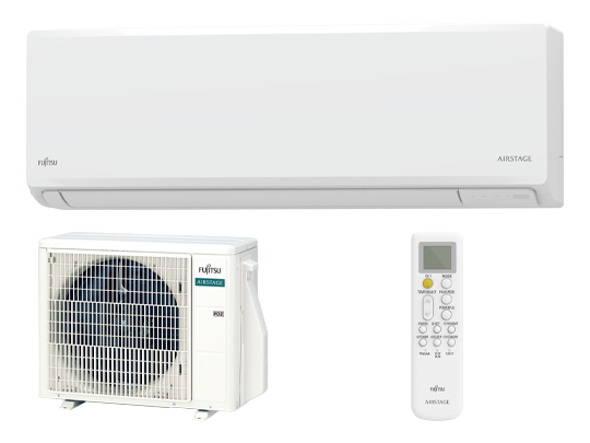 Μονάδα εσωτερικού χώρου, τηλεχειριστήριο, μονάδα εξωτερικού χώρου