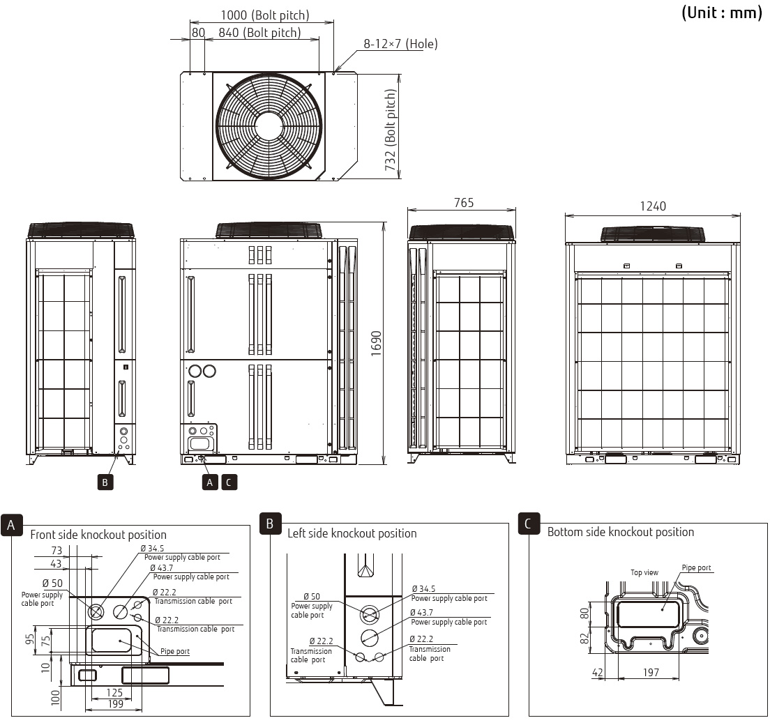Outdoor unit Outdoor unit