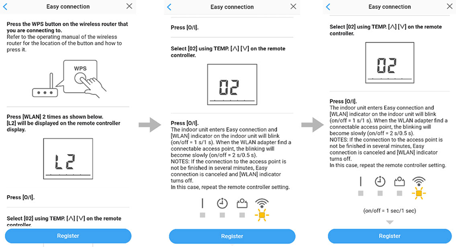 Press the WPS button