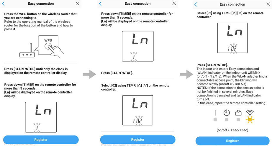 Press the WPS button