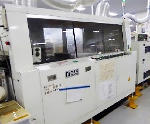 実装工程フローチャート、リフロー