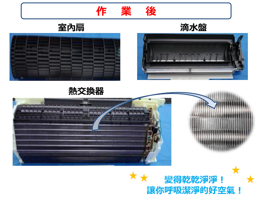 工作完成後拍攝的照片