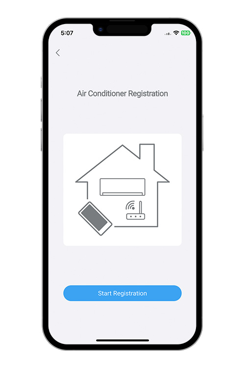Tap [Start Registration].